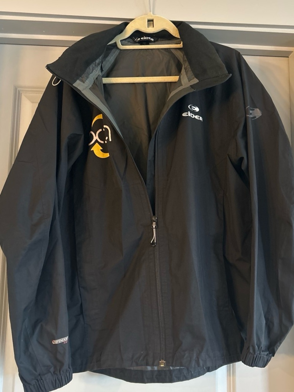 Eider Men's Black Waterproof Rain Jacket
